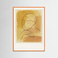 Orange Wood Golden Thought