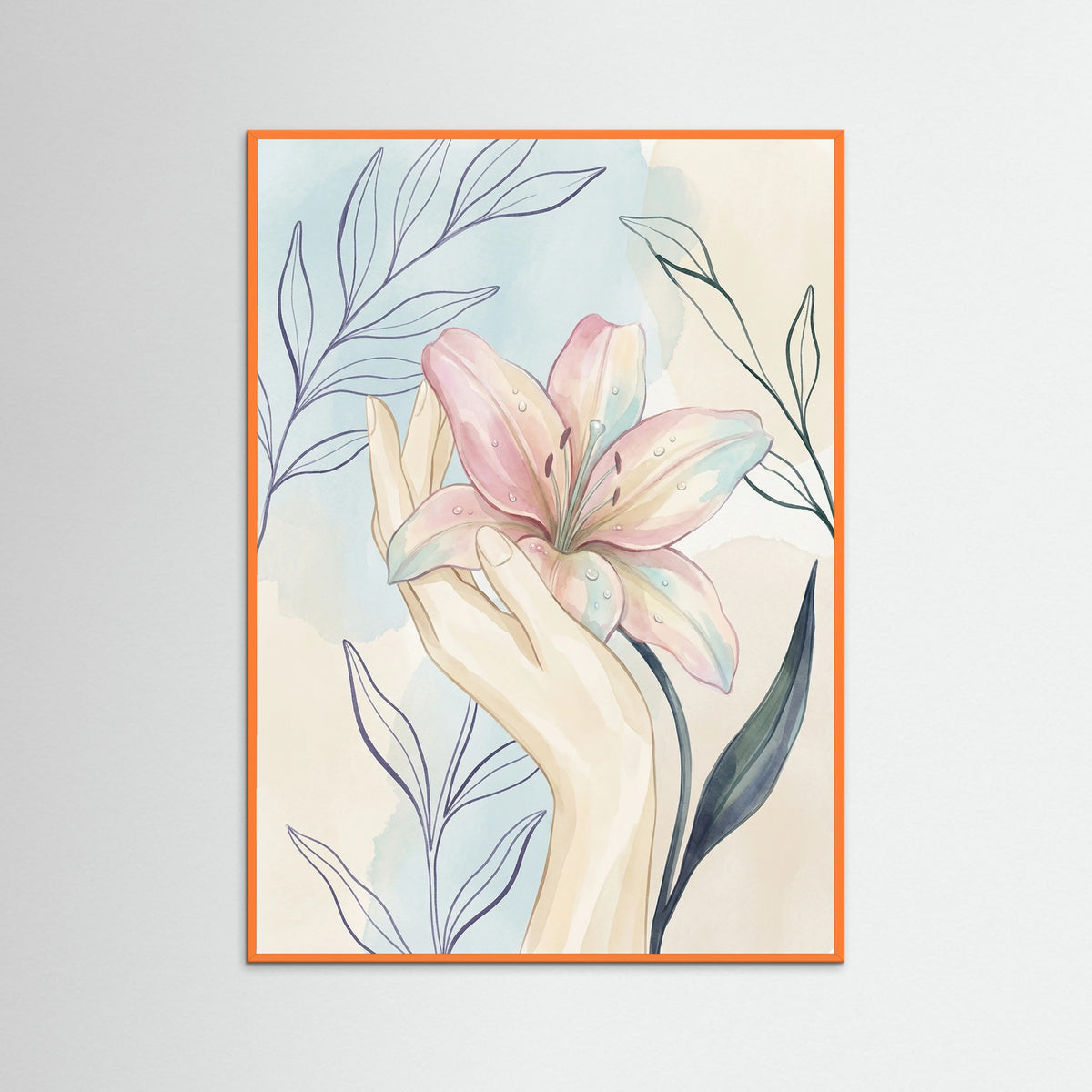 Orange Wood Graceful Bloom