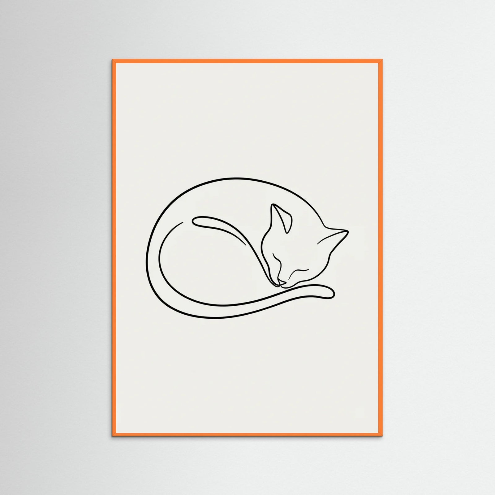 Orange Wood Graceful Contour