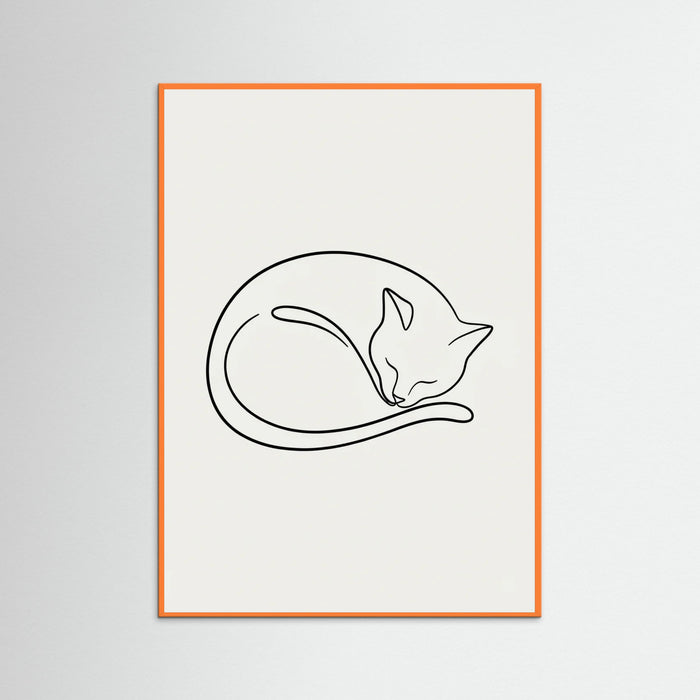 Orange Wood Graceful Contour