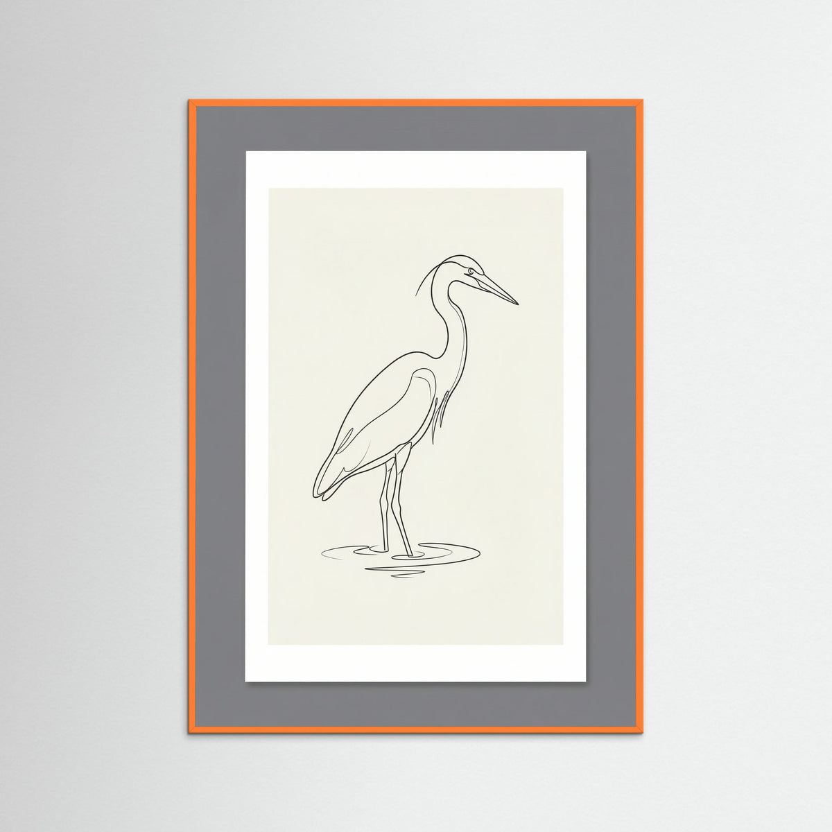 Orange Wood Graceful Flight