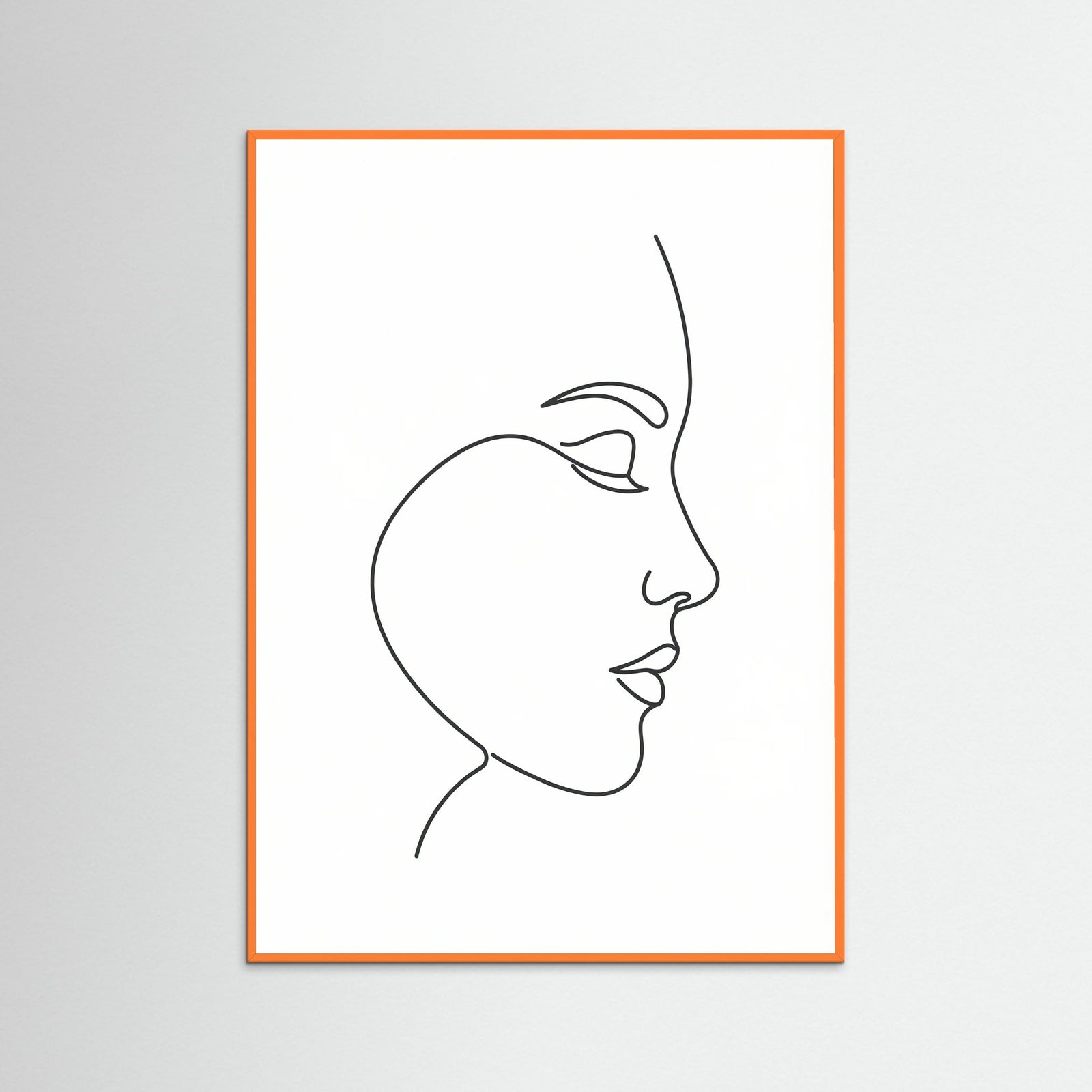 Orange Wood Graceful Silhouette