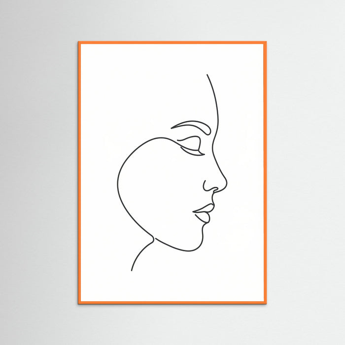 Orange Wood Graceful Silhouette