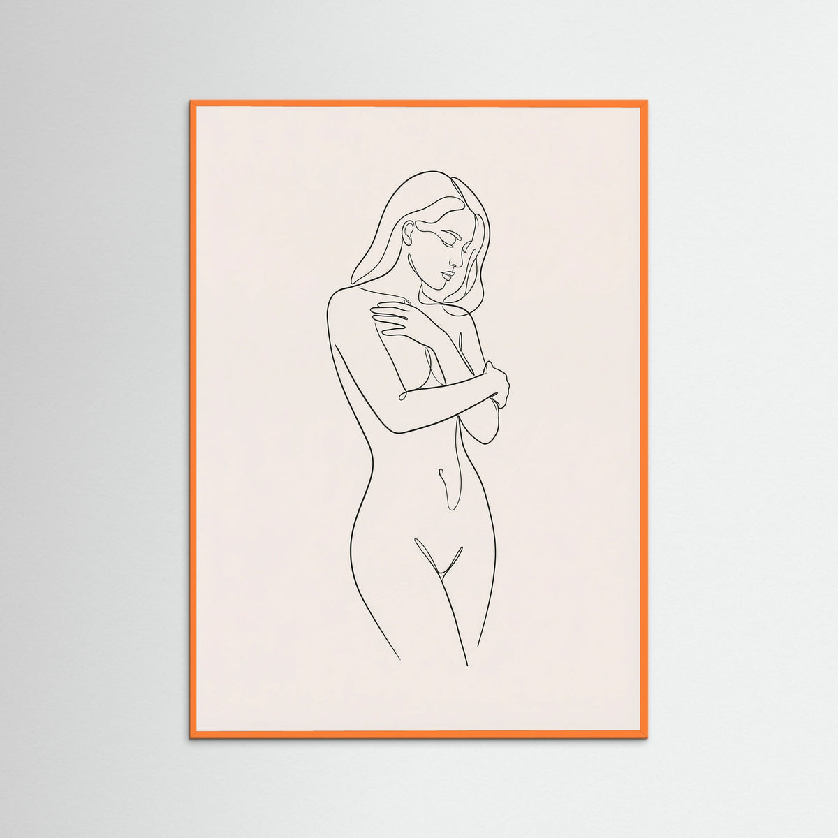 Orange Wood Graceful Solitude