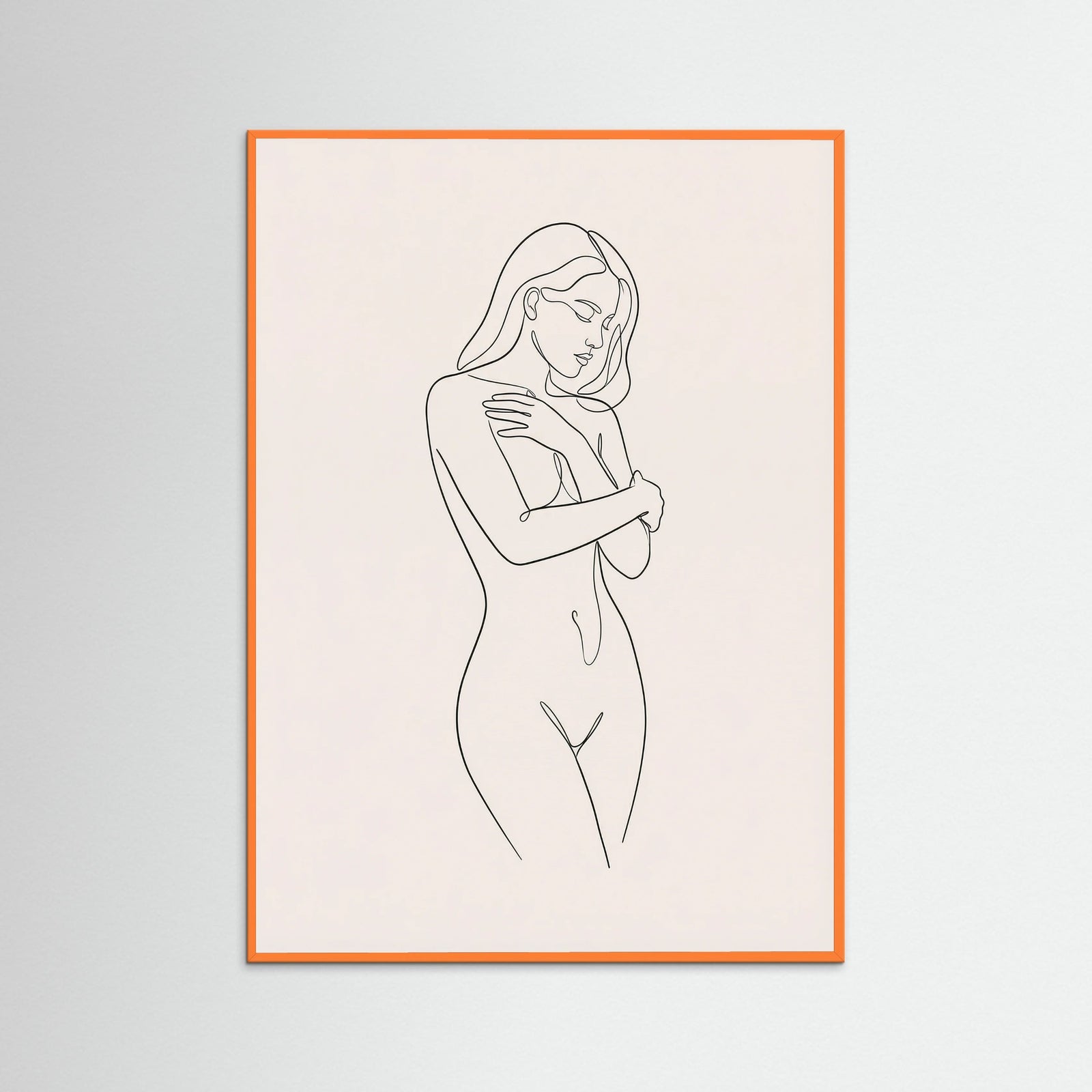 Orange Wood Graceful Solitude