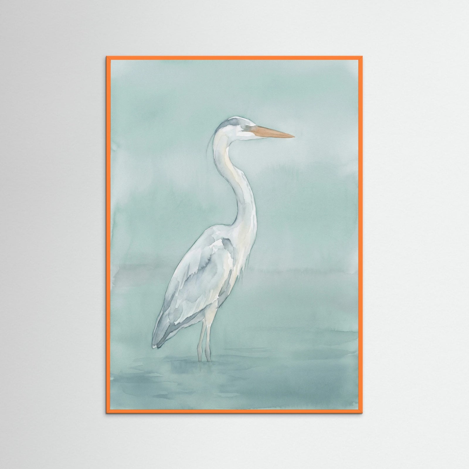 Orange Wood Graceful Swan