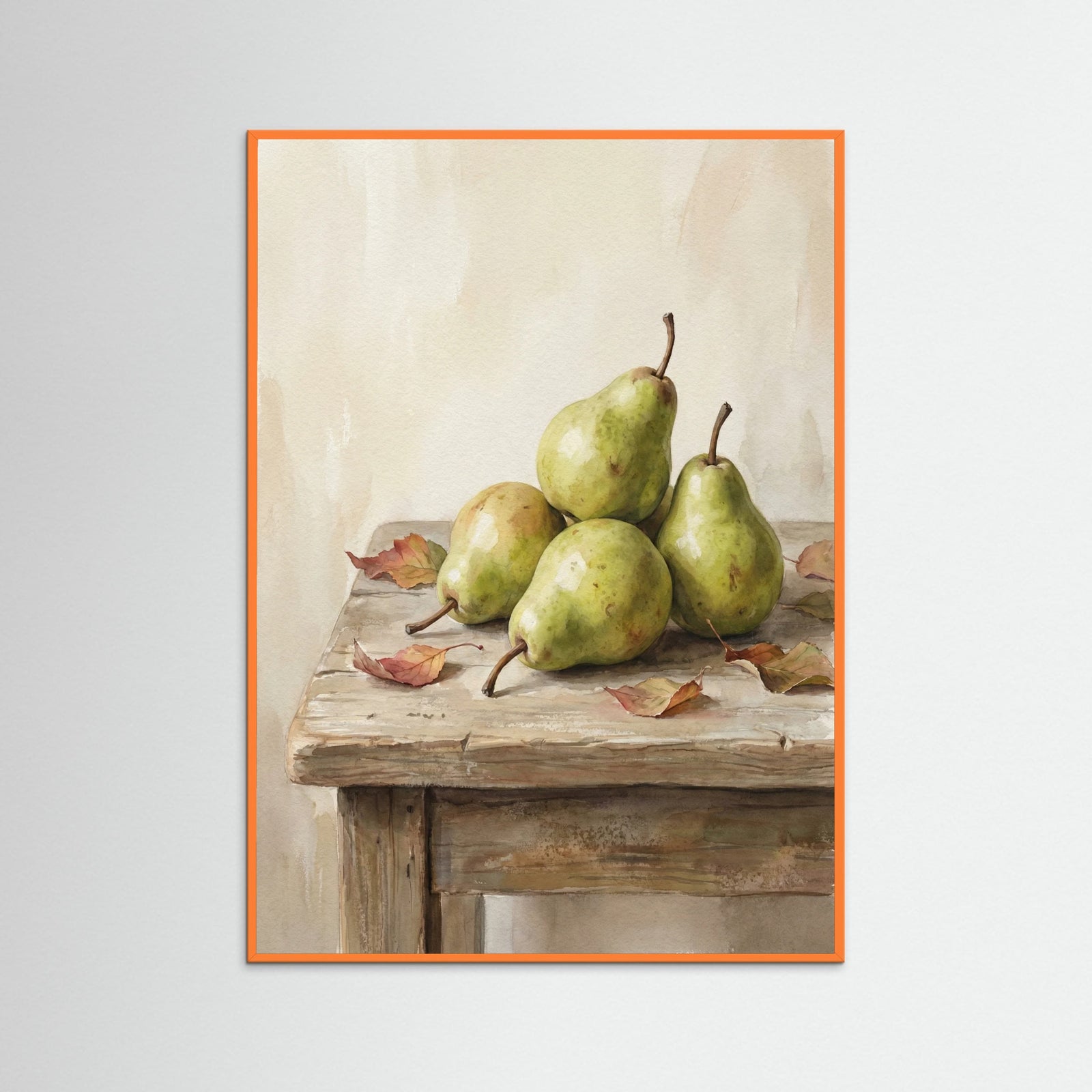 Orange Wood Grape Bowl Serenity