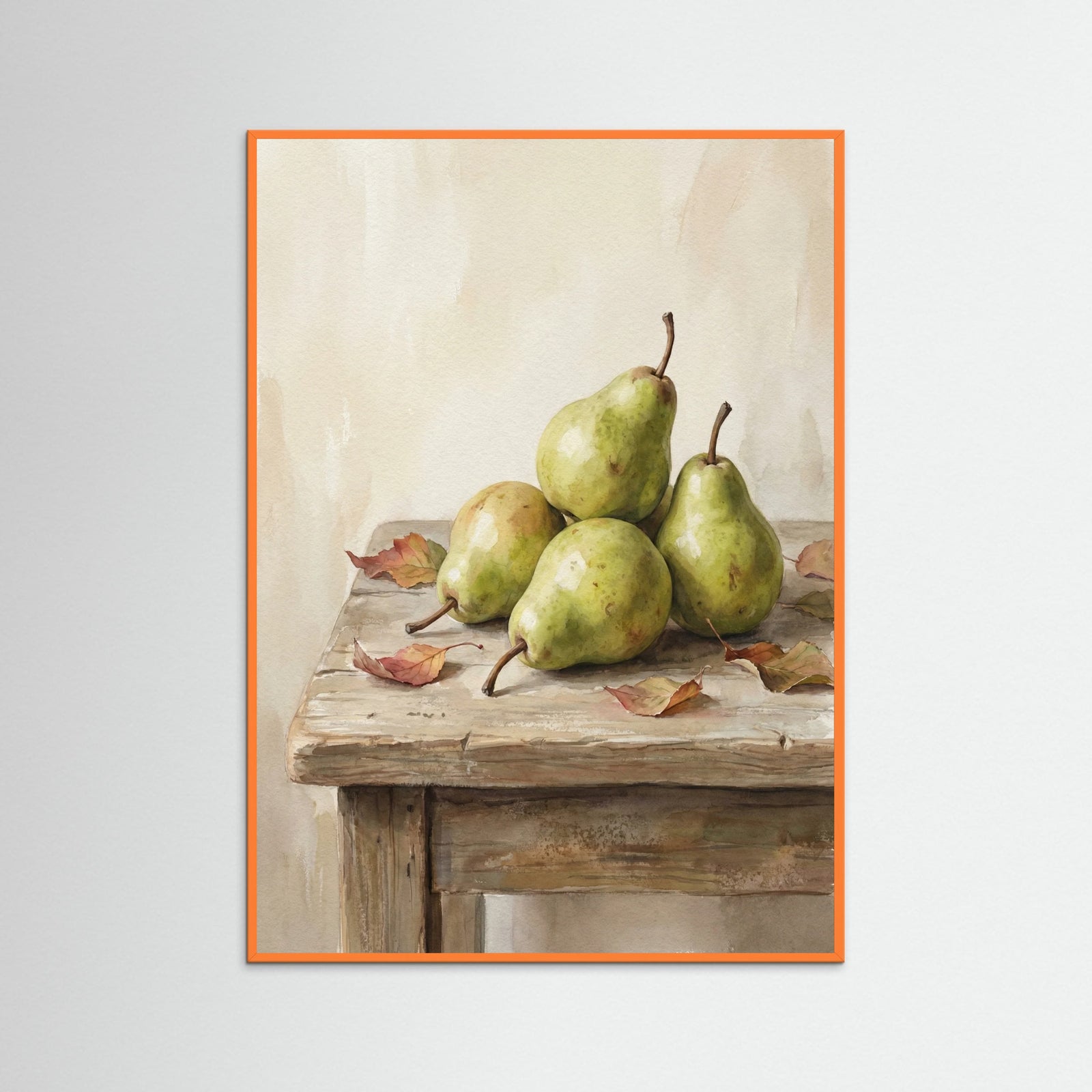 Orange Wood Grape Bowl Serenity