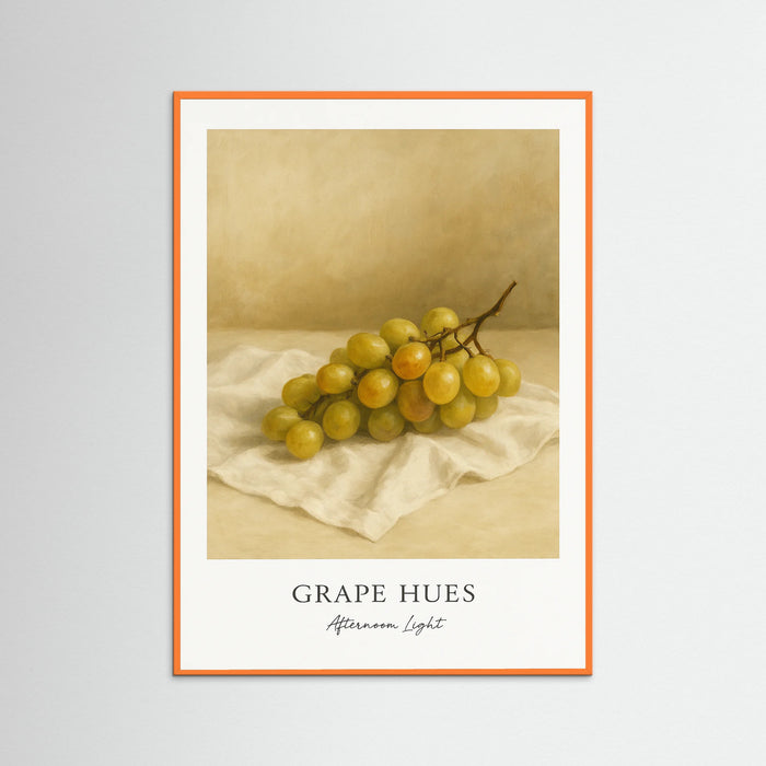 Orange Wood Grape hues