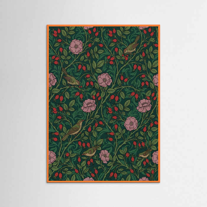 Orange Wood Grapevine Elegance
