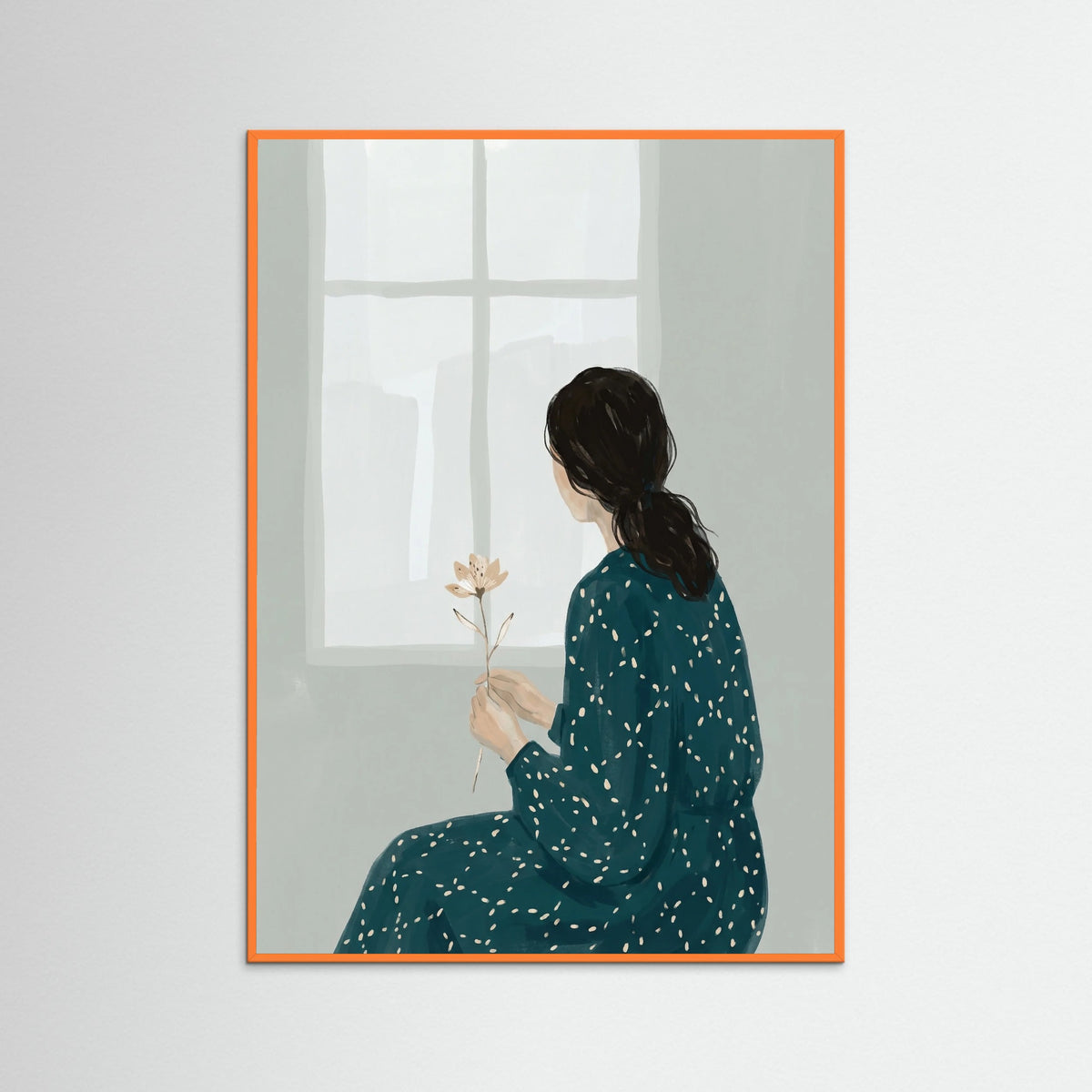 Orange Wood Green Contemplation