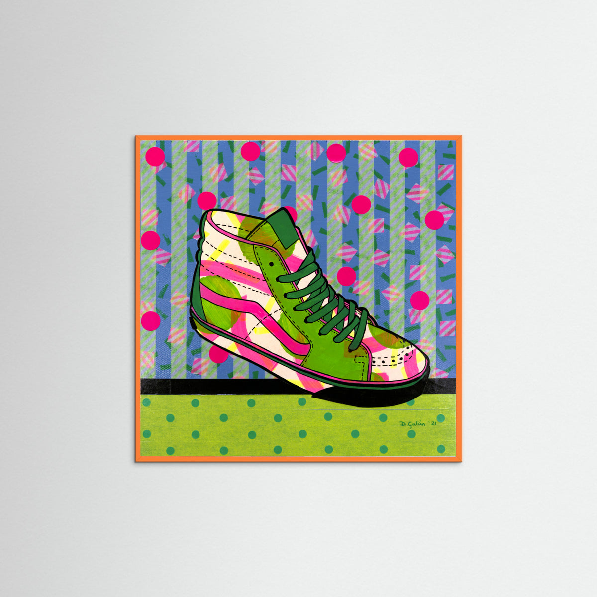 Orange Wood Green Fantasy Poster