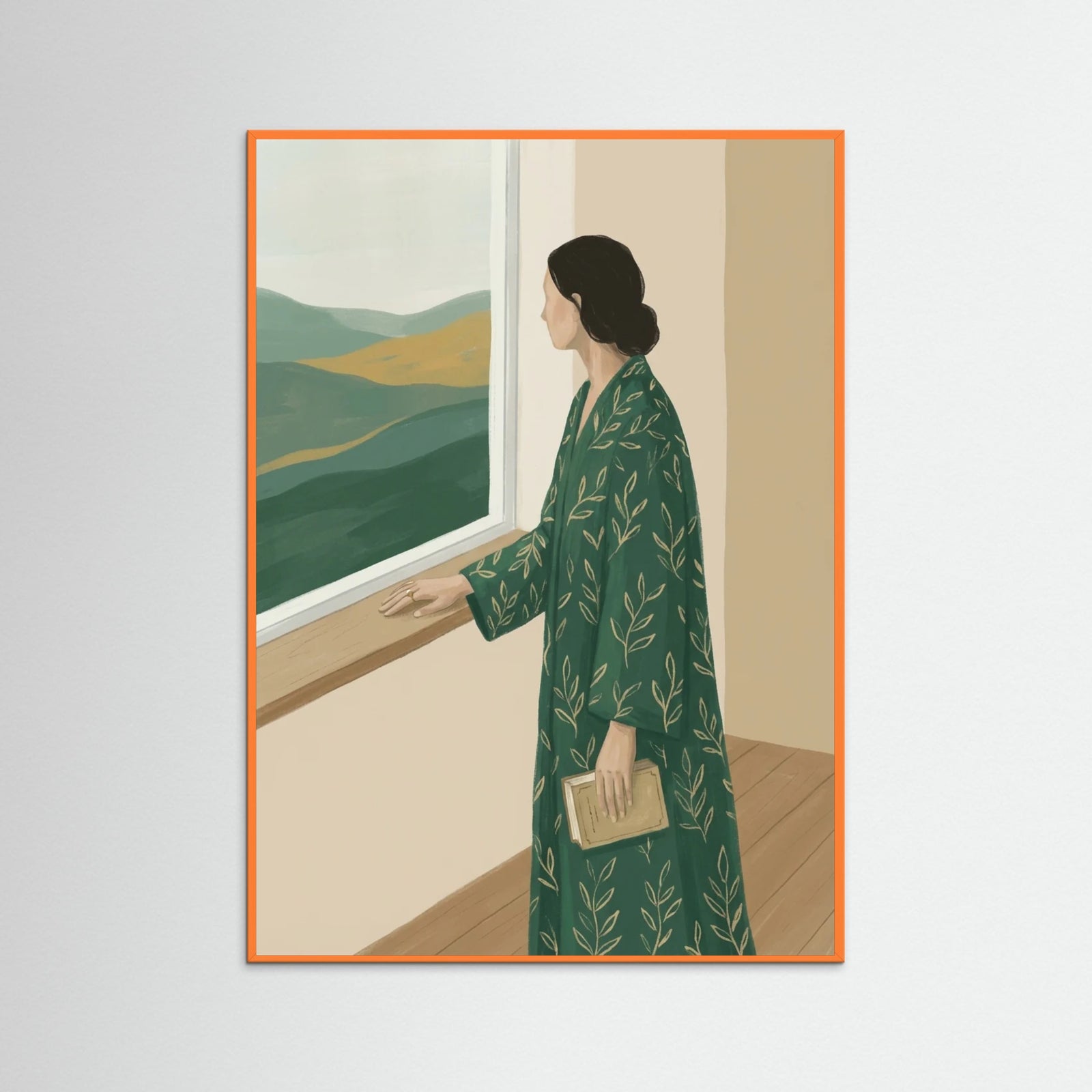 Orange Wood Green Solitude