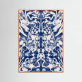 Póster Groovy Ultramarine Abstract – póster e impresión artística