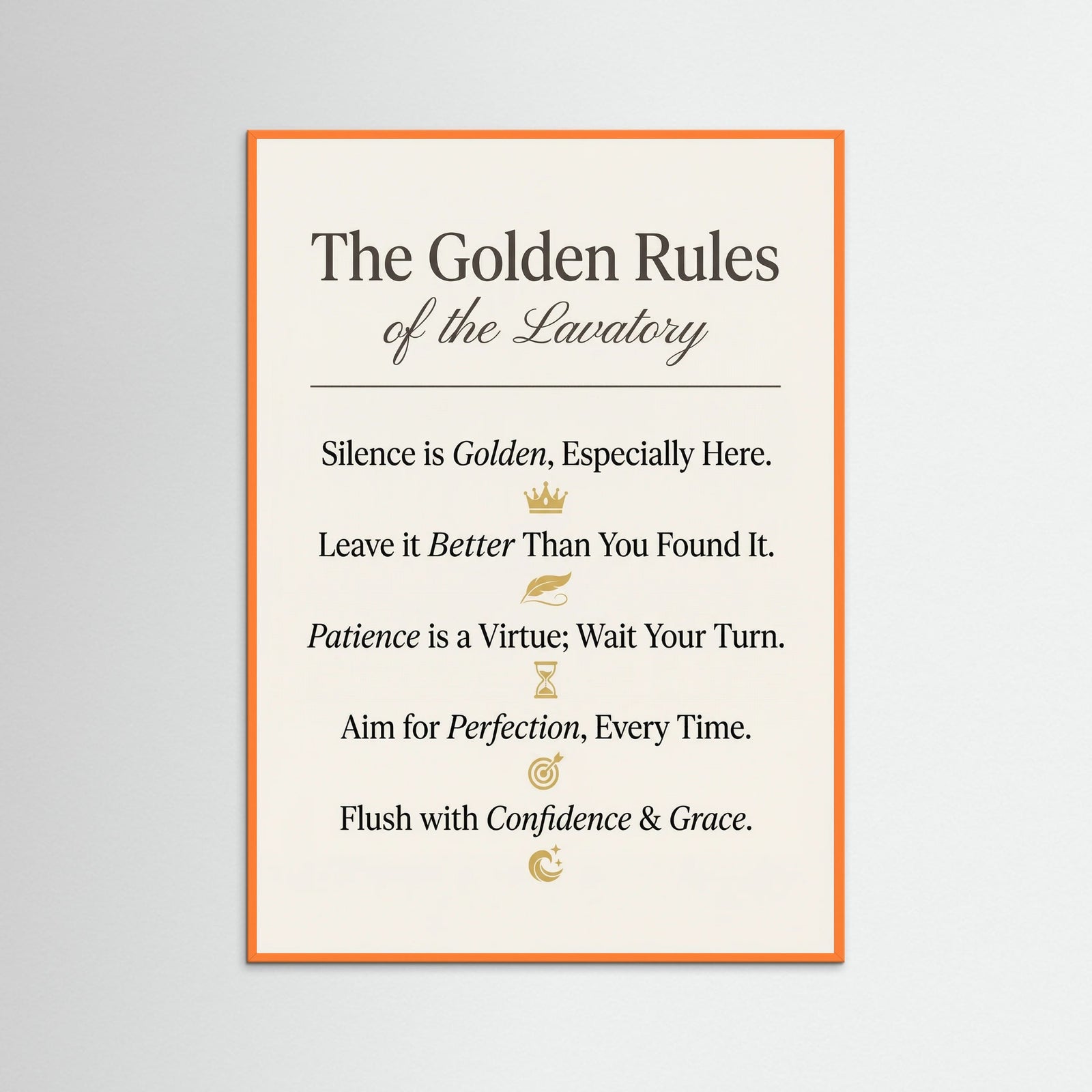 Orange Wood Guest Bathroom Reviews