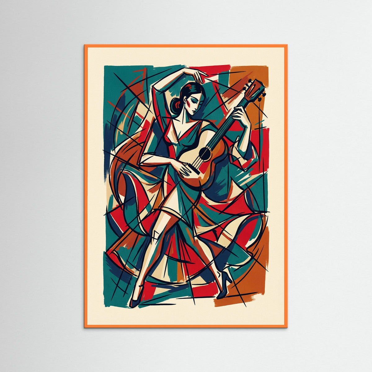 Orange Wood Harlequin Duo