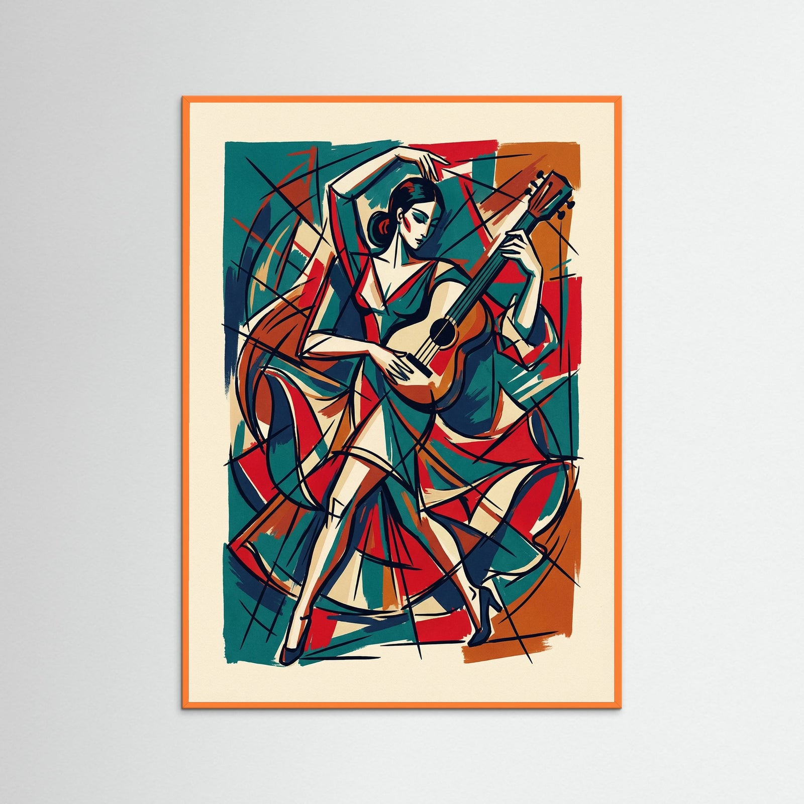 Orange Wood Harlequin Duo