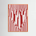 Heart in Stripes Poster – poster and art print