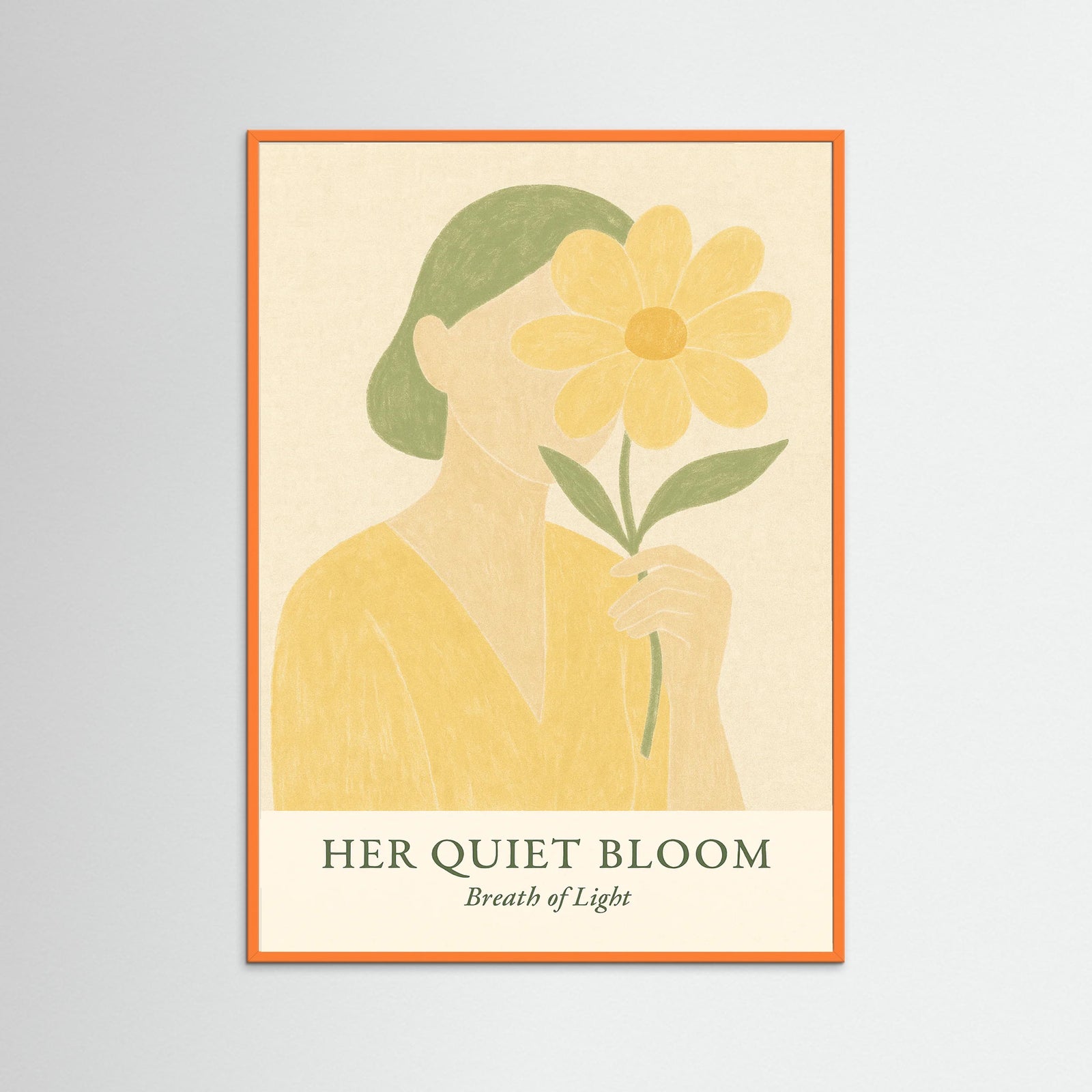 Orange Wood Her quiet bloom