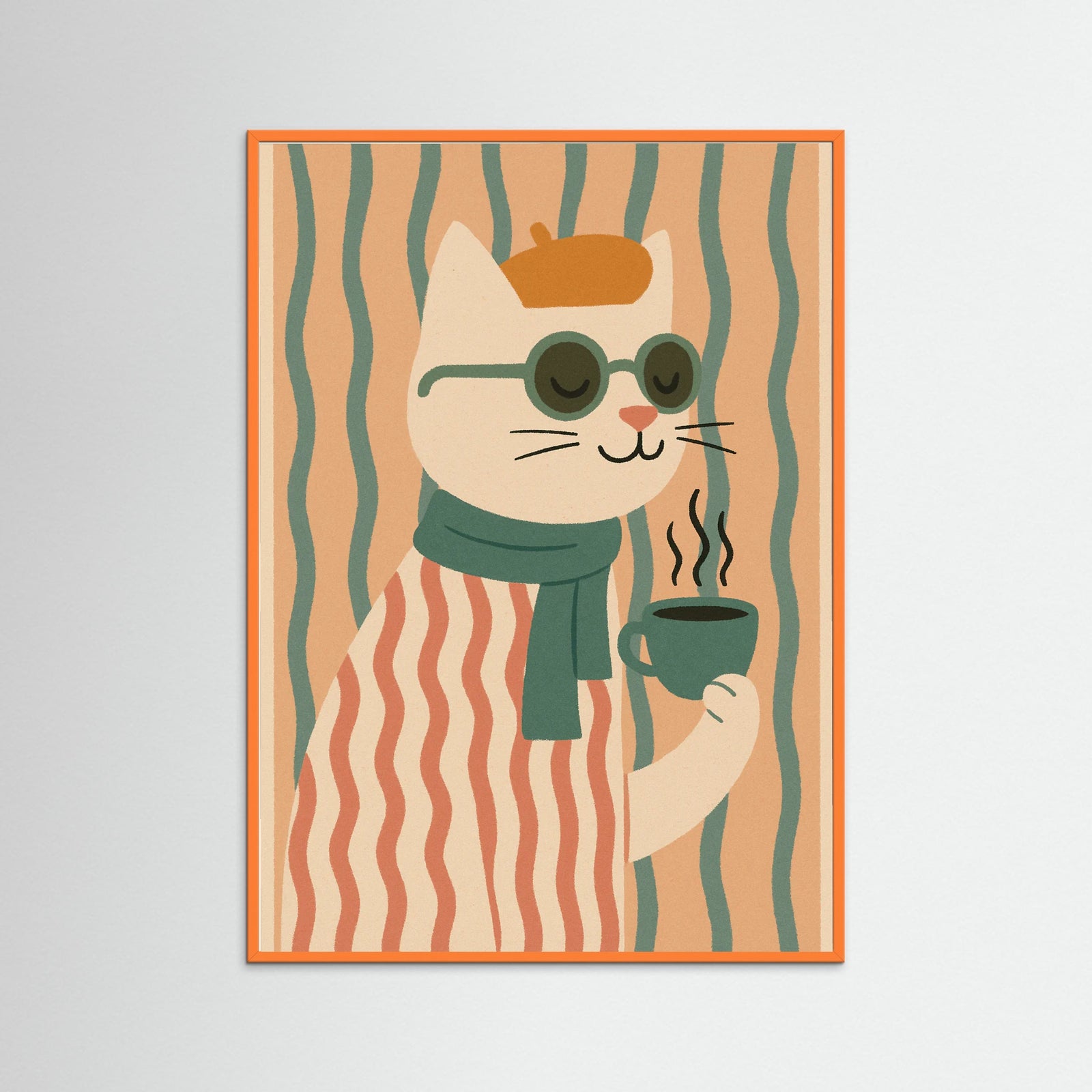Orange Wood Hipster Hound