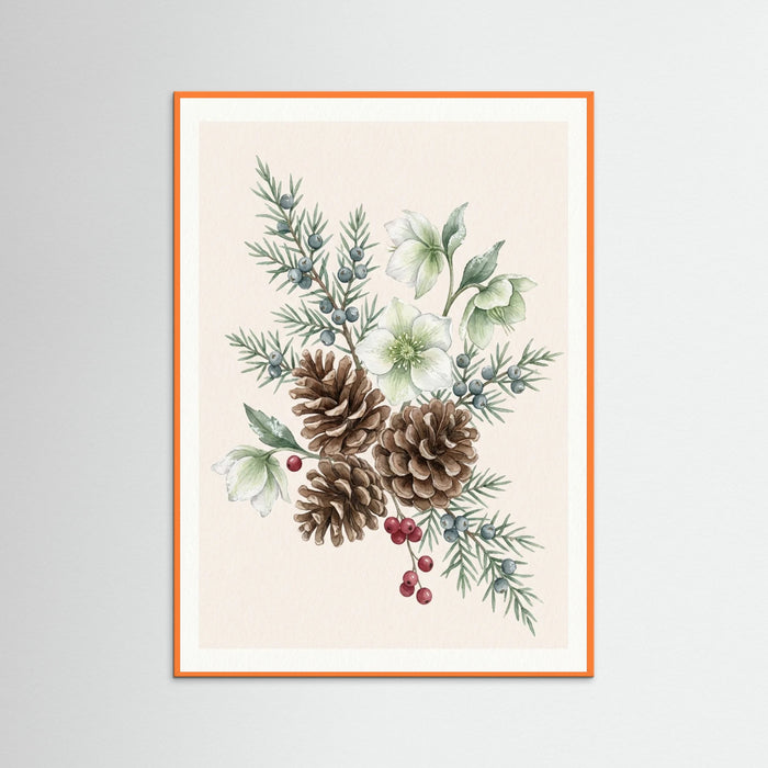 Orange Wood Holiday Greens
