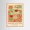 Orange Wood Holiday Kitchen