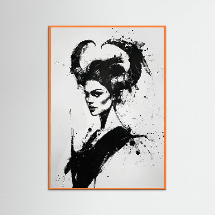 Orange Wood Horned Enigma