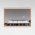 Orange Wood Horse Motel Poster