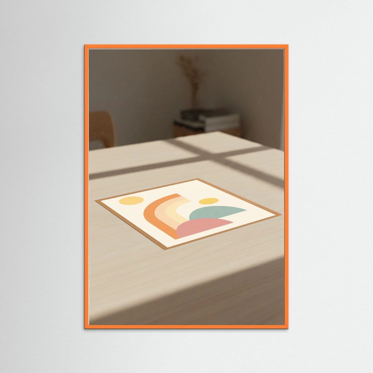 Orange Wood Hue Horizons