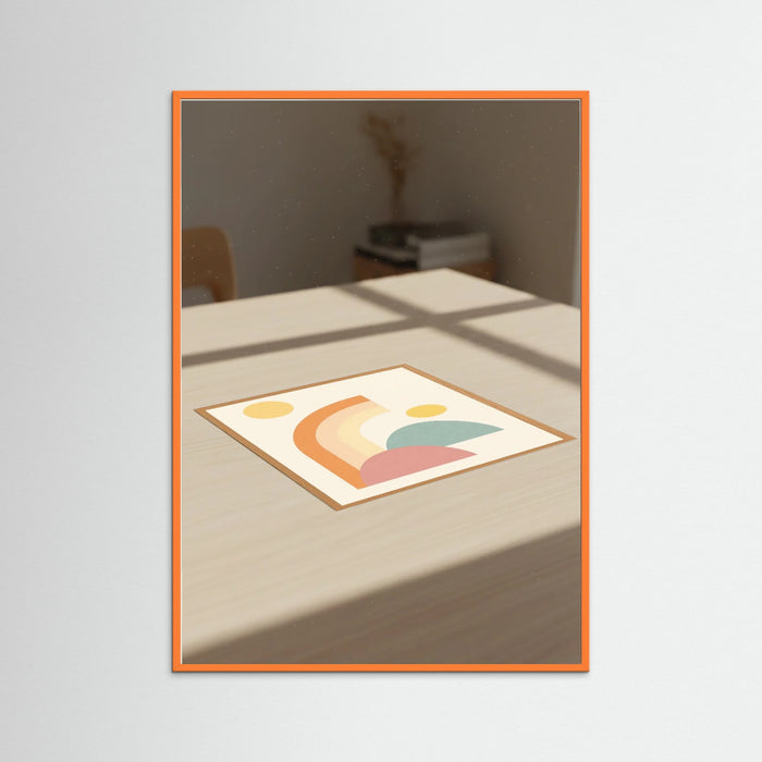 Orange Wood Hue Horizons
