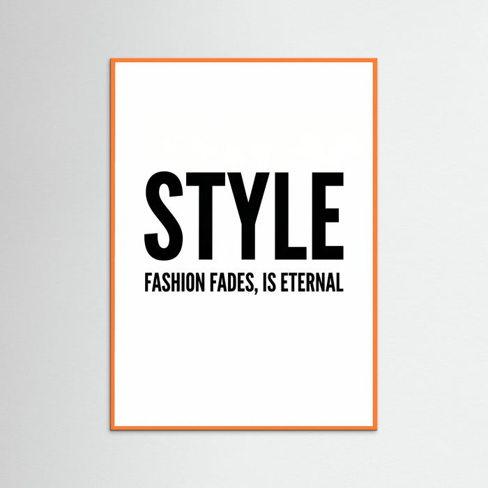 Orange Wood I Am Fashion