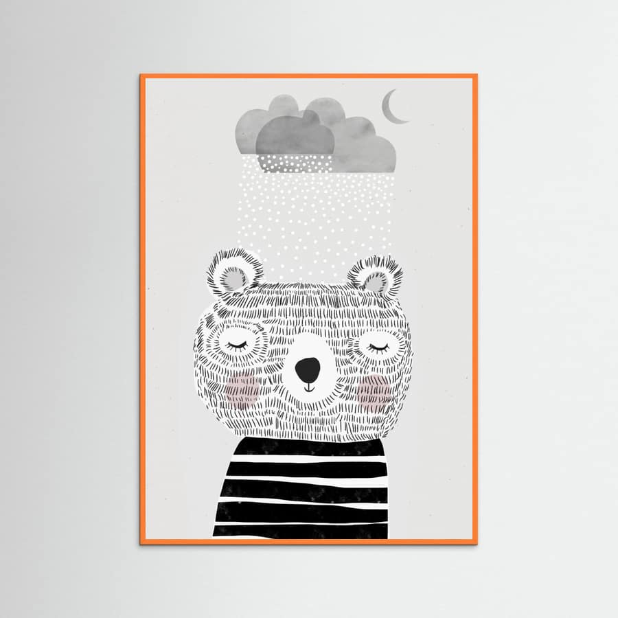 Póster I Love Snow – póster e impresión artística
