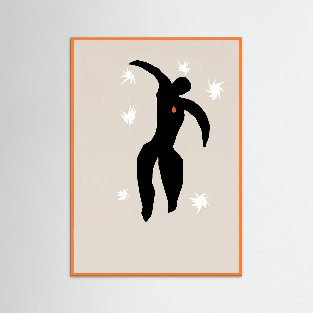 Orange Wood Icarus Ascending
