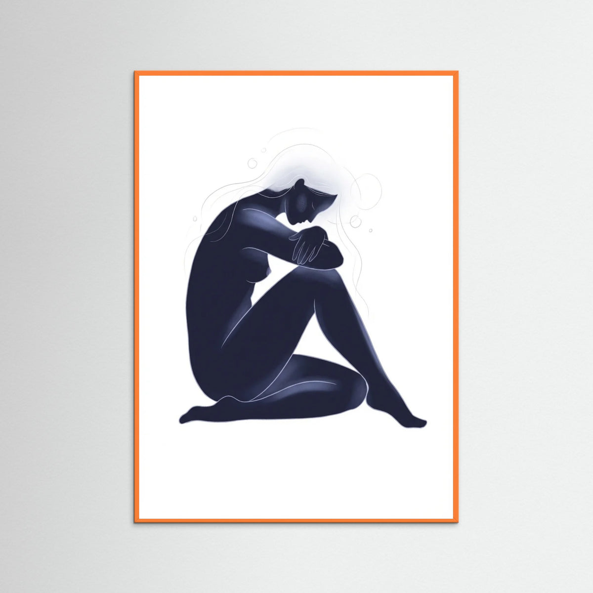 Orange Wood Indigo Repose