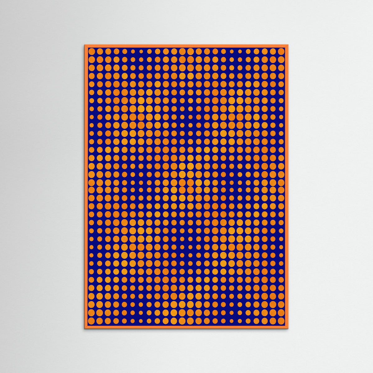 Orange Wood Infinite Dots