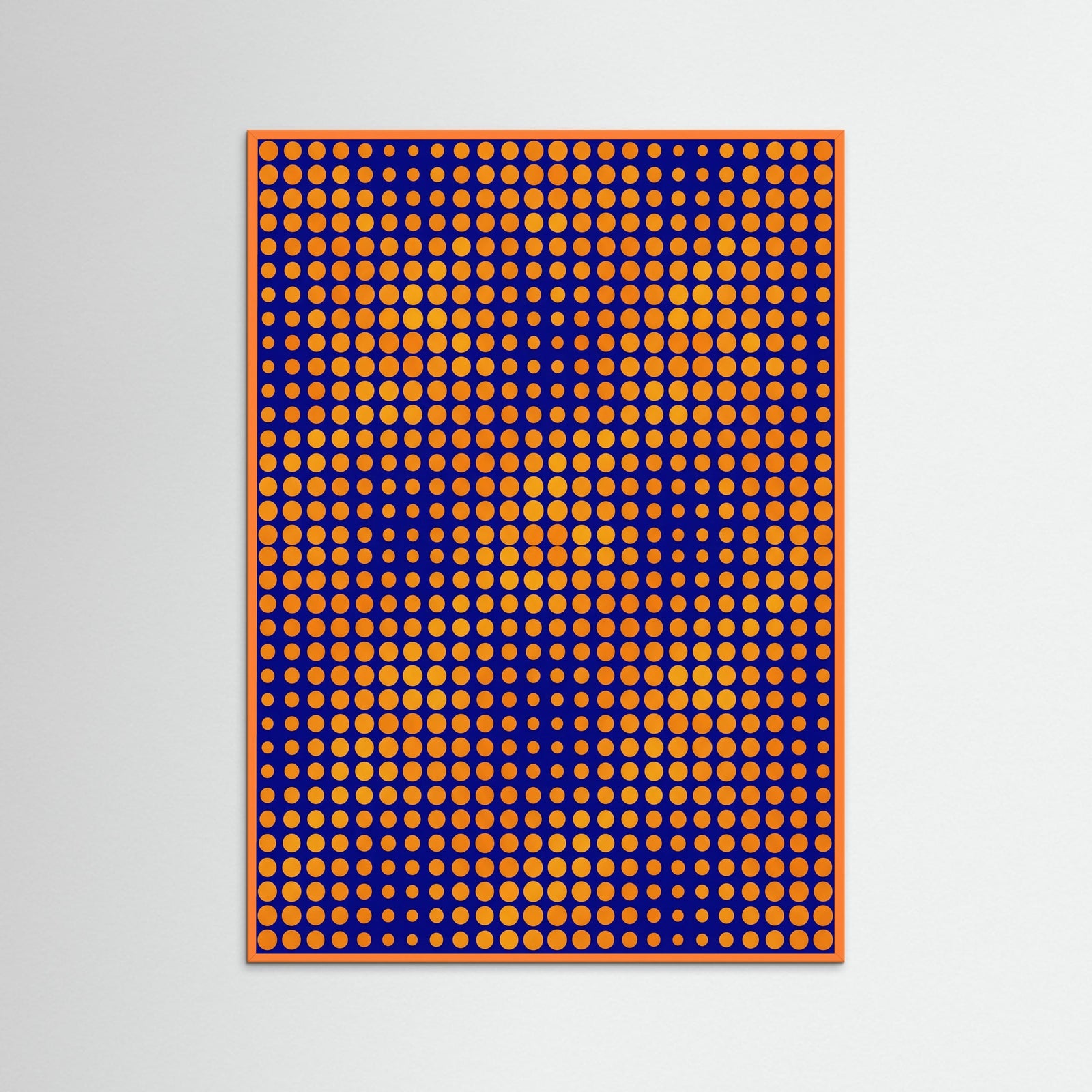 Orange Wood Infinite Dots