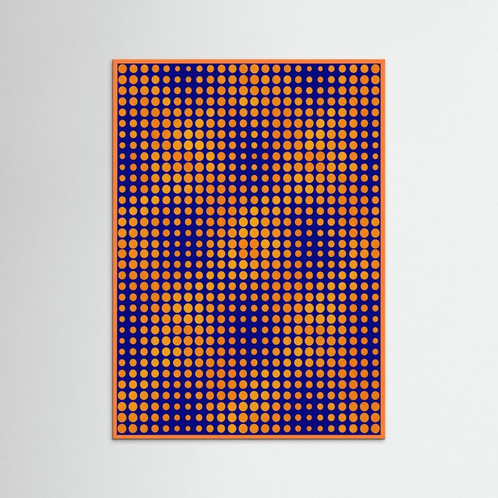 Orange Wood Infinite Dots