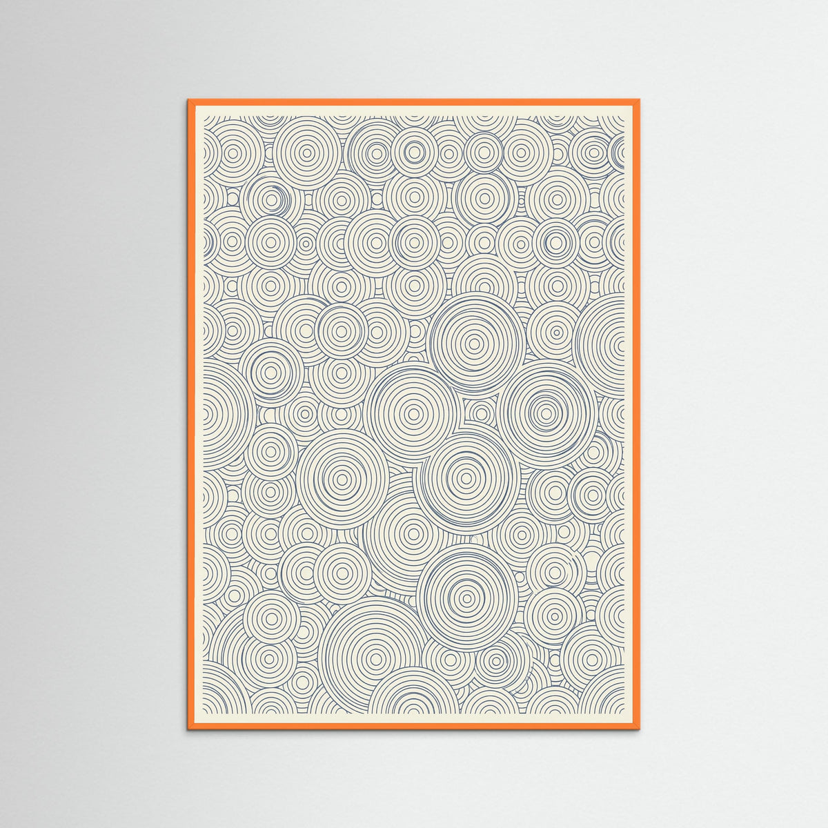 Orange Wood Infinity Grid