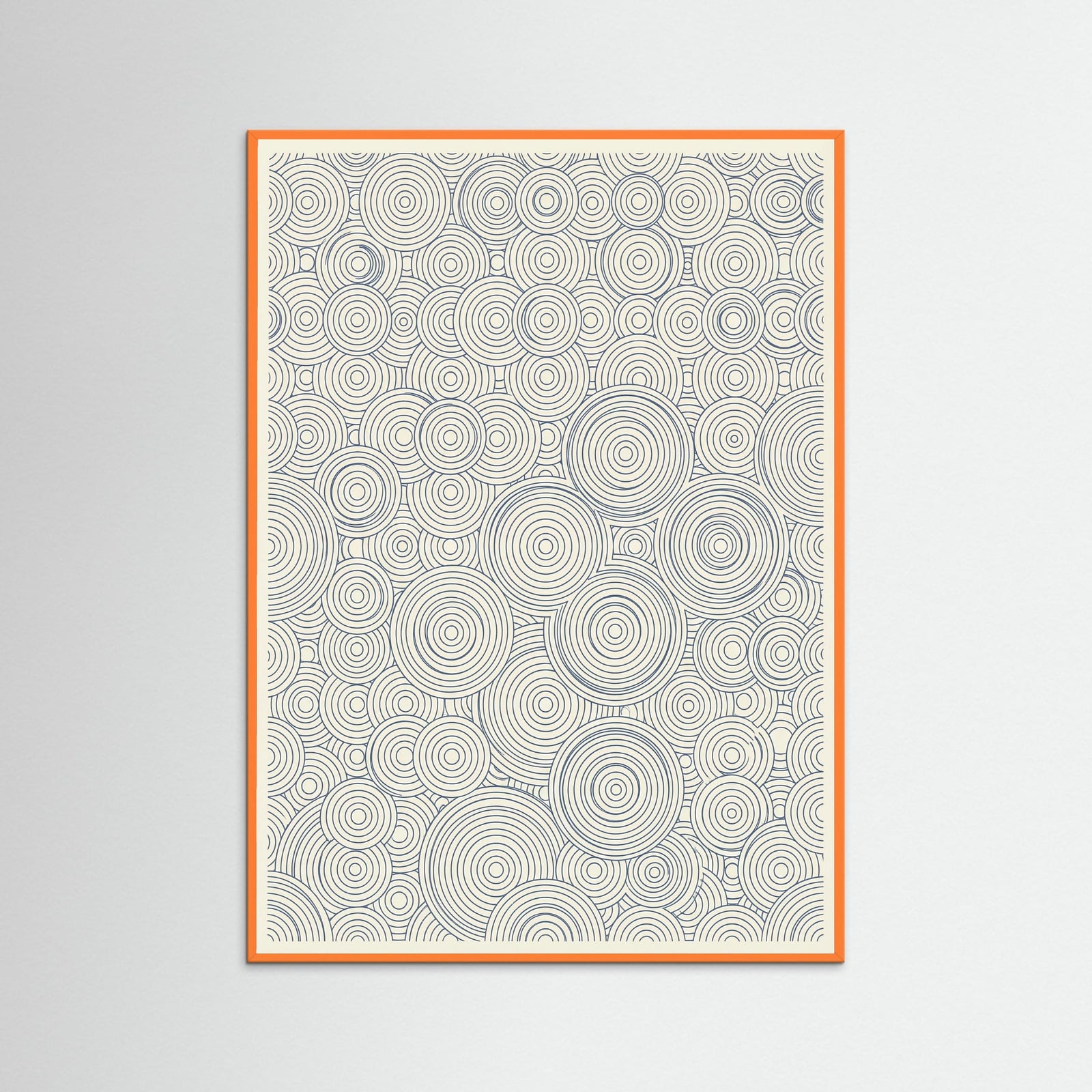 Orange Wood Infinity Grid