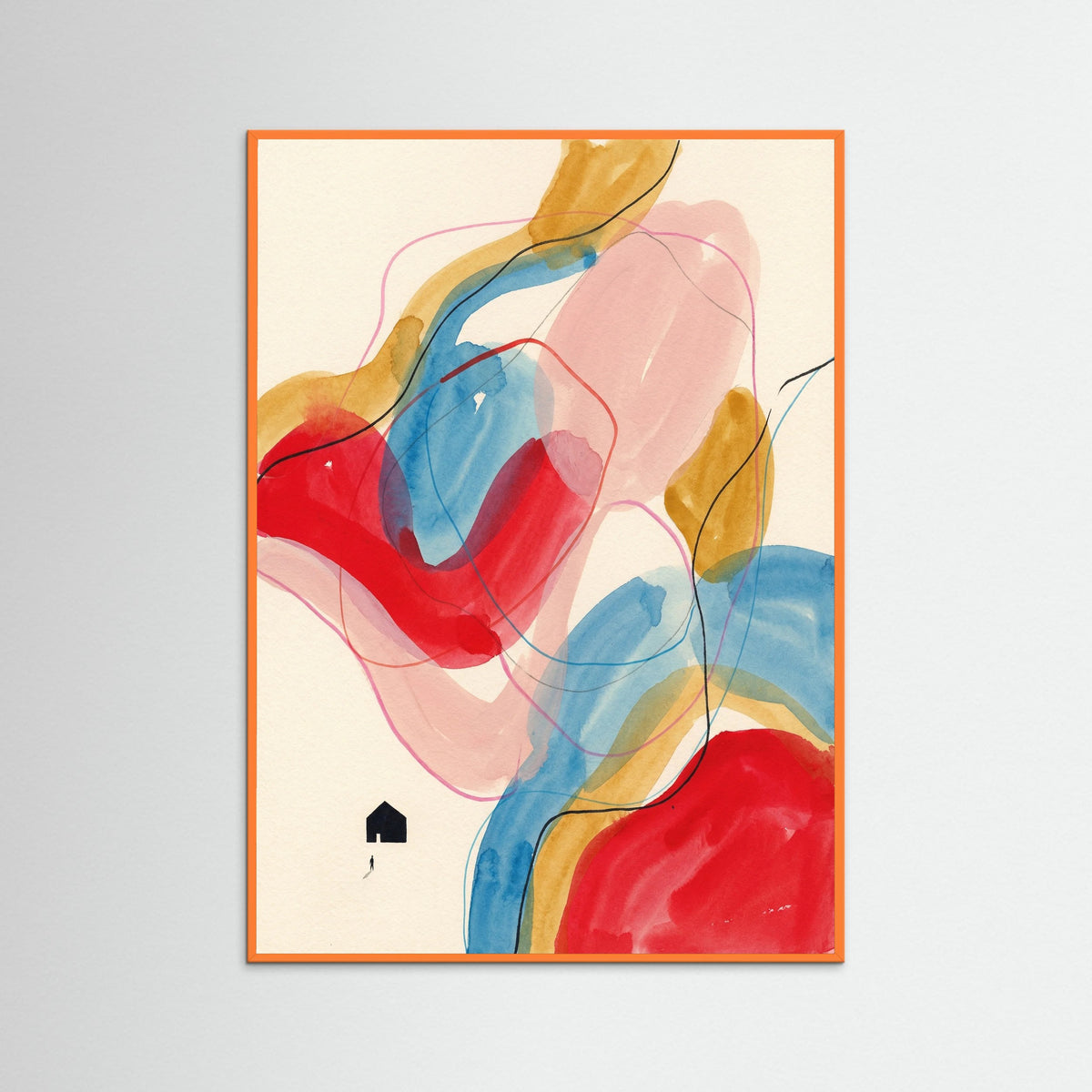 Orange Wood Inner Flow