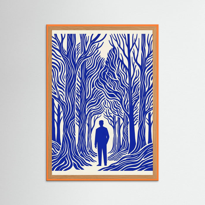 Orange Wood Inner Reflection