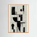 Orange Wood Interconnected 01 Poster