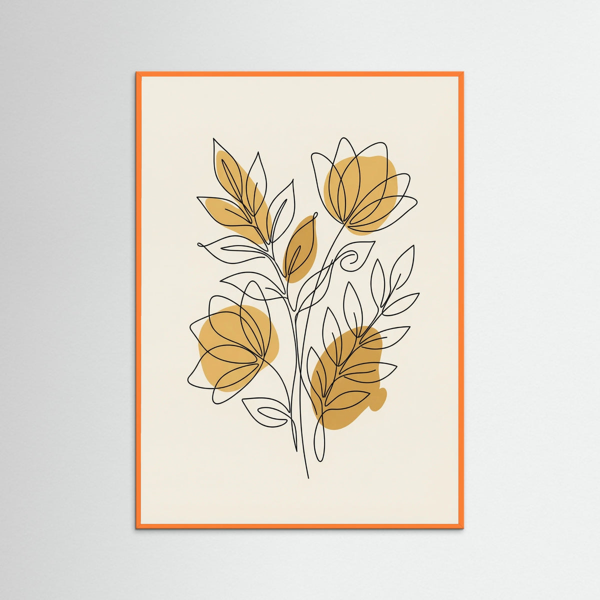 Orange Wood Intertwined Gaze