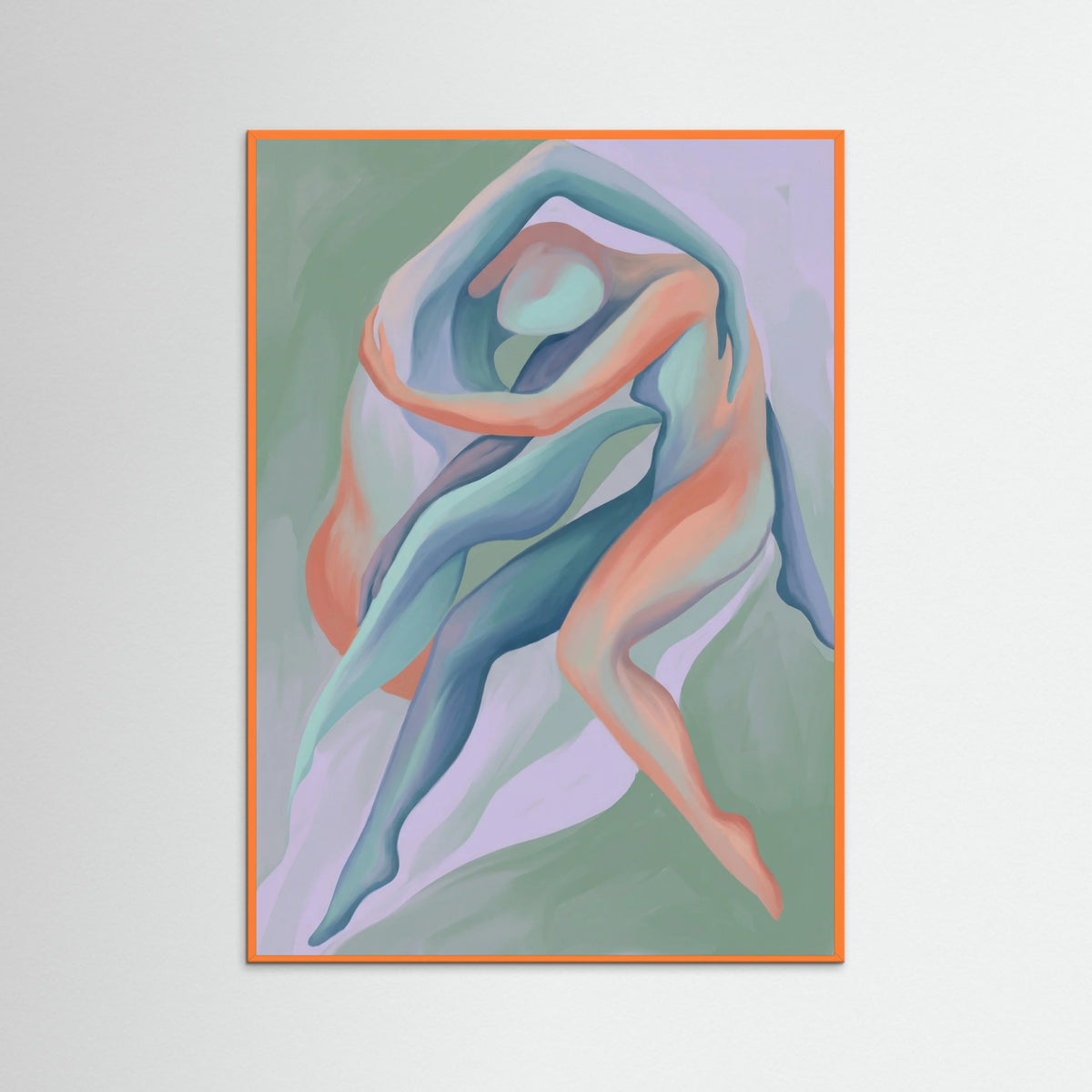 Orange Wood Intertwined Gazes