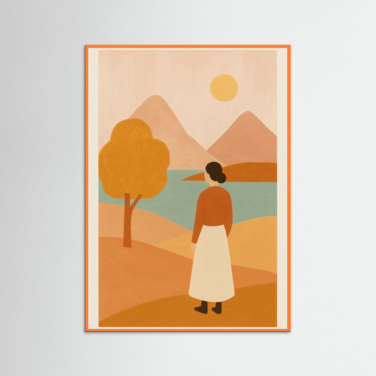 Orange Wood Intimate Afternoon