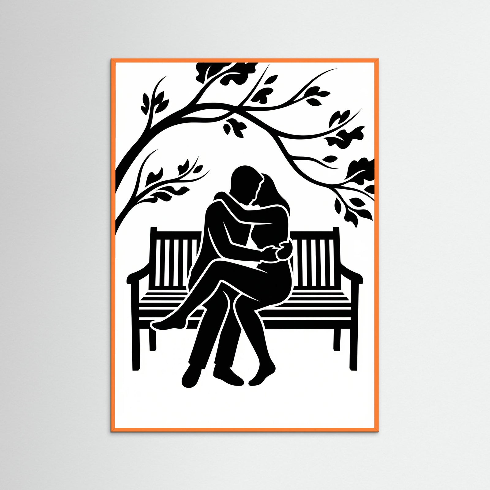 Orange Wood Intimate Silhouettes