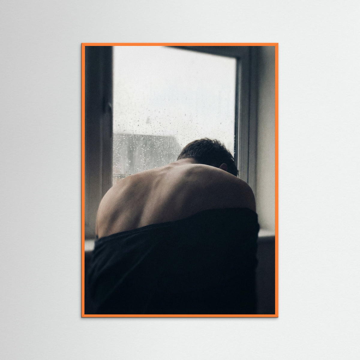 Orange Wood Introspective Solace