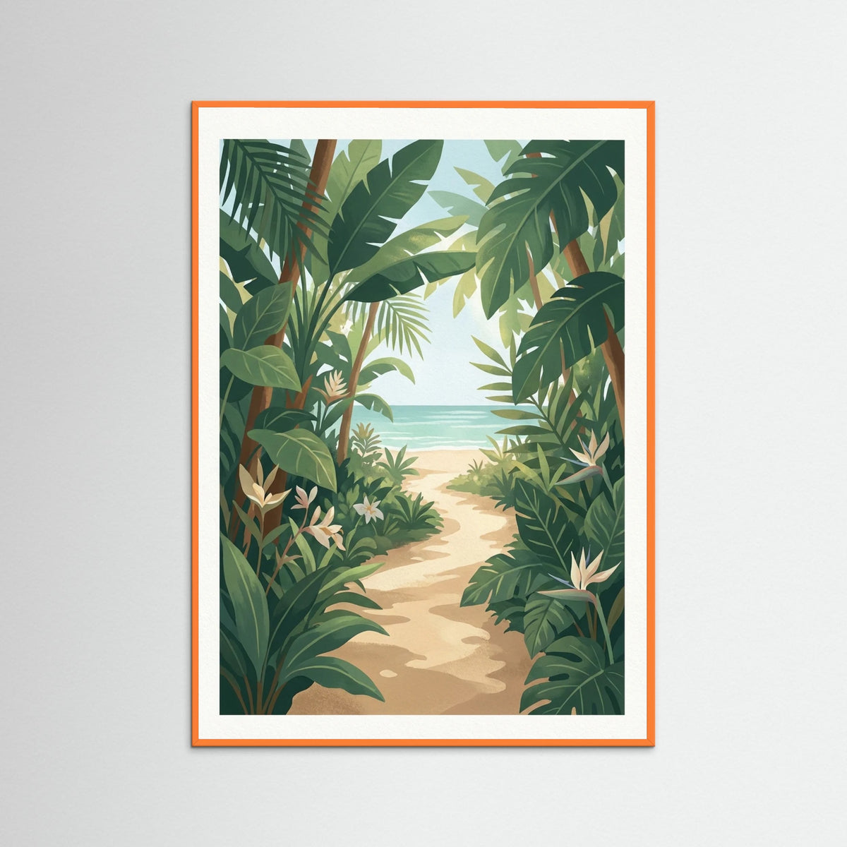 Orange Wood Island Serenity