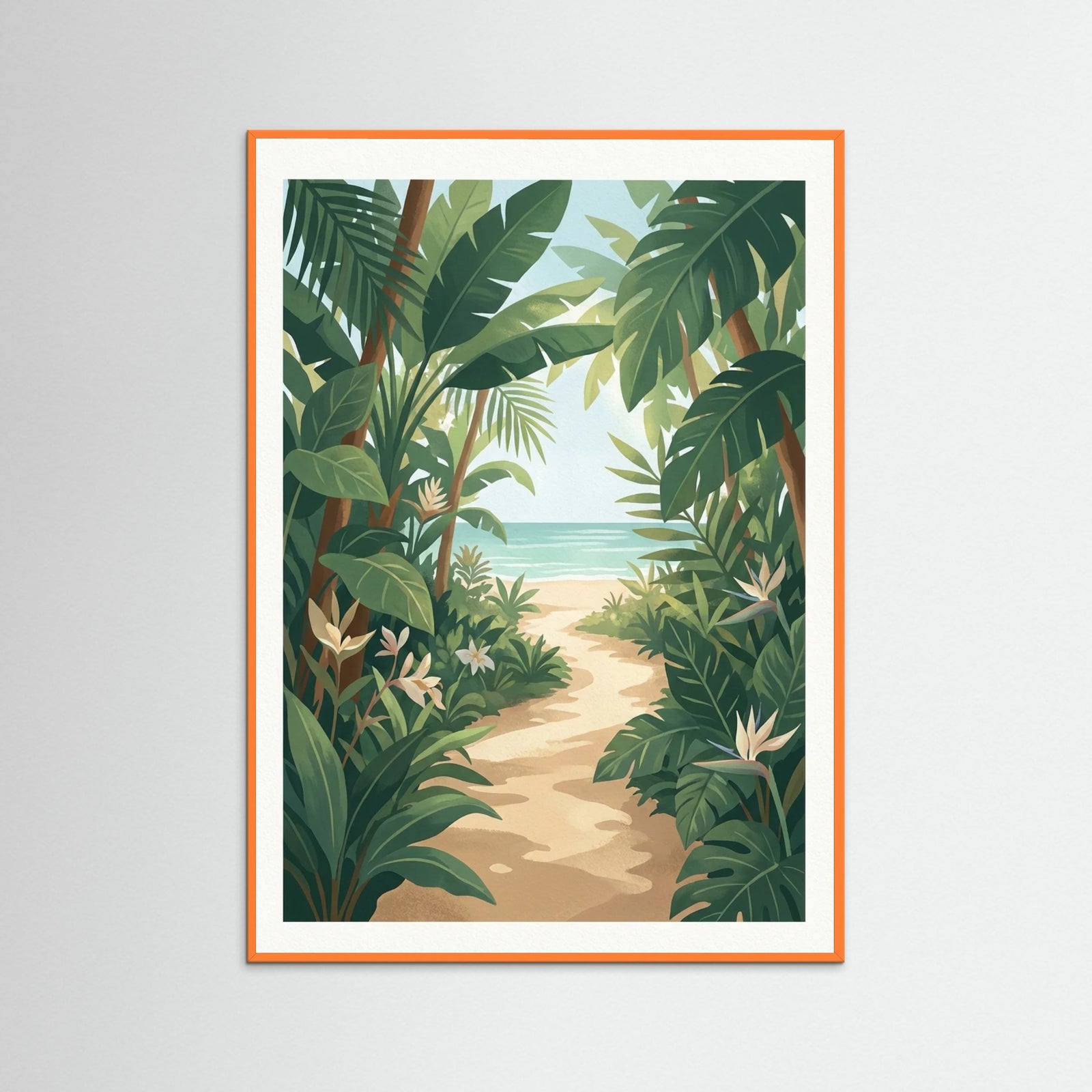 Orange Wood Island Serenity