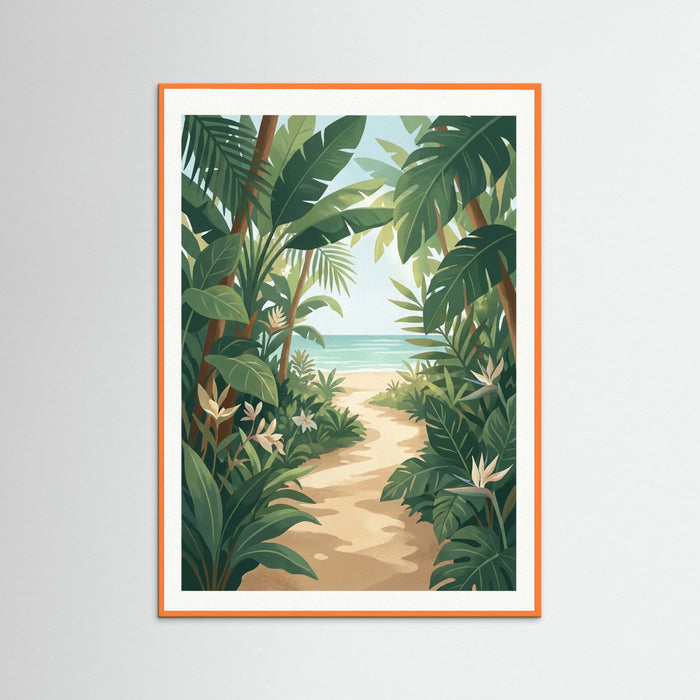 Orange Wood Island Serenity